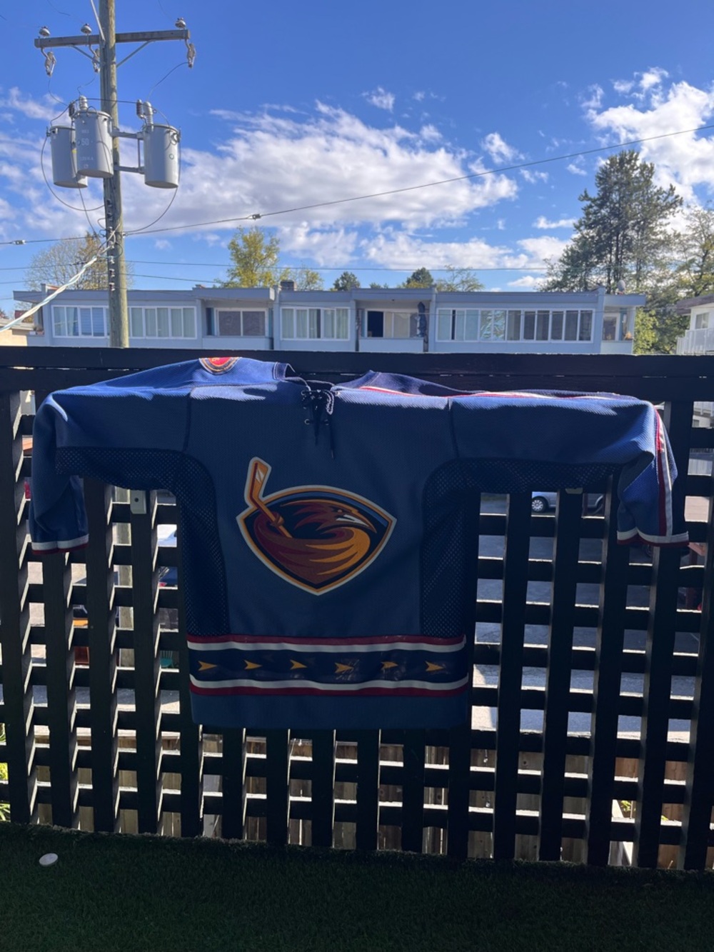 Atlanta Thrashers Powder Blue KOHO Jersey.